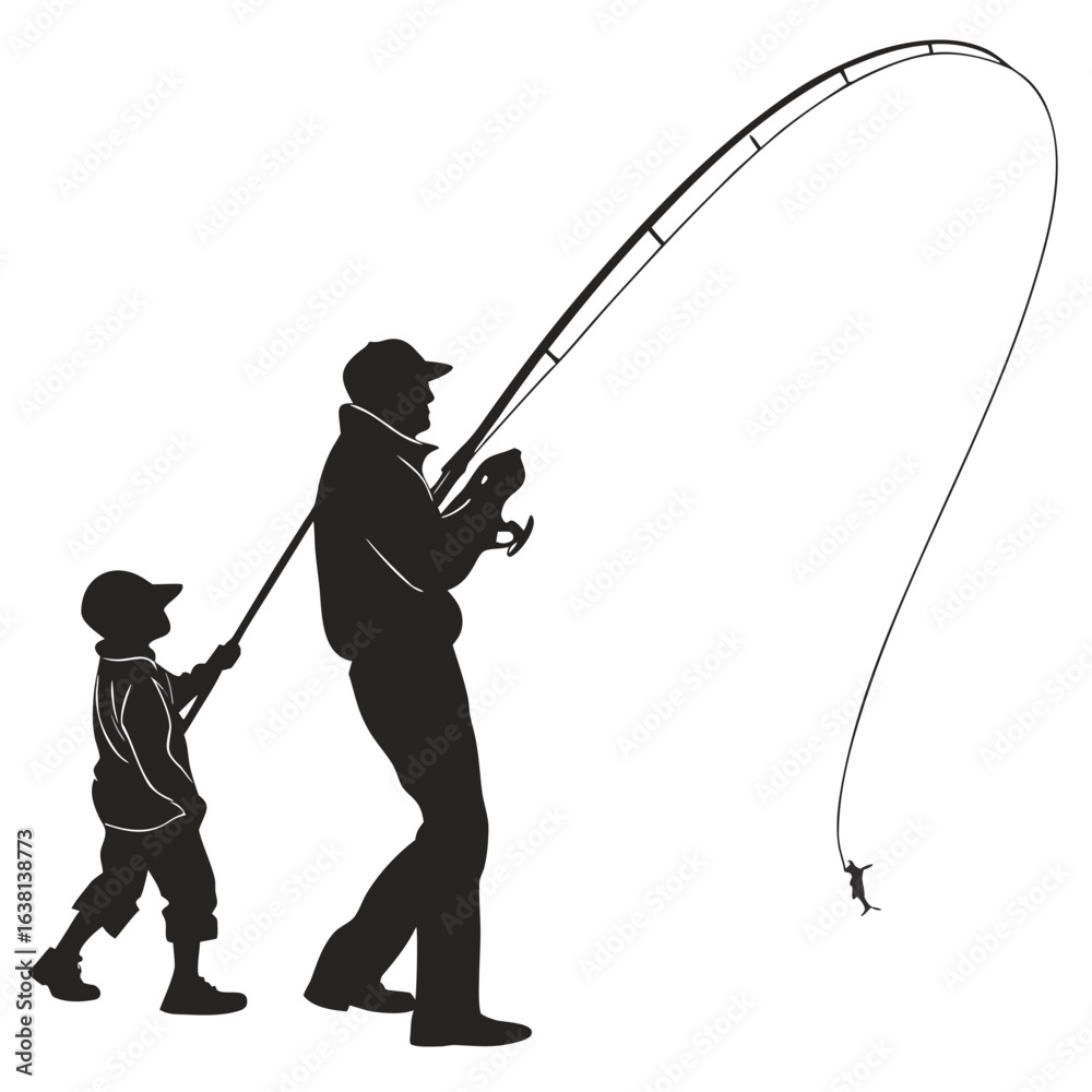 Obraz premium People Catching Fish