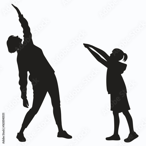 People Stretching Arms