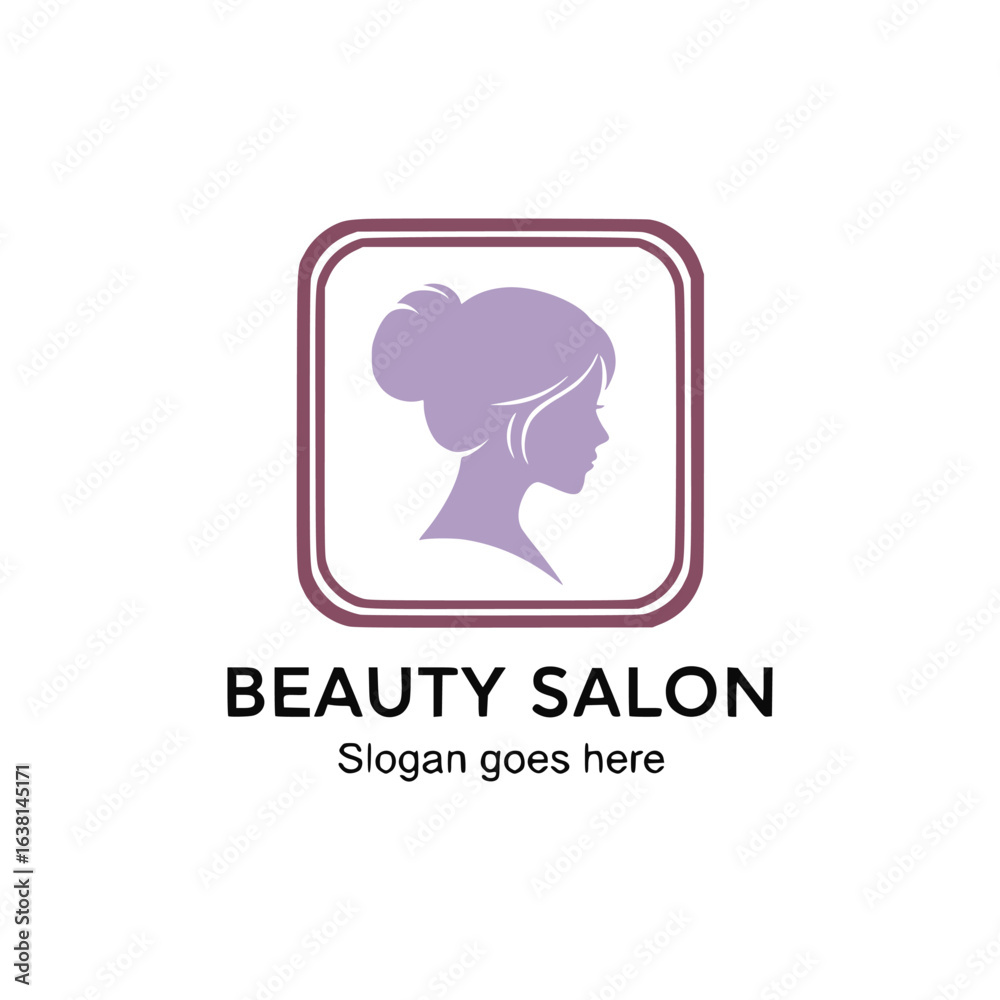 Fototapeta premium Beauty salon vector illustration template.