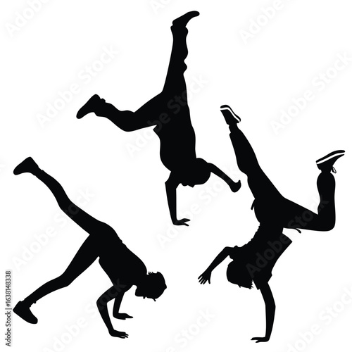 People Doing Cartwheels