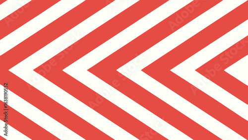 Red and white chevron pattern background for christmas or holiday season, great for wrapping paper or gift card design