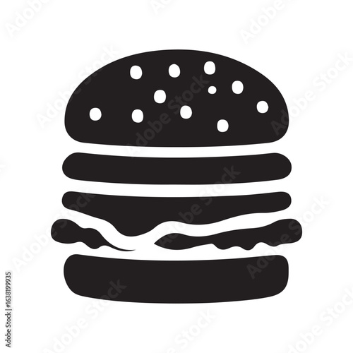 hamburger vector illustration. vector EPS 10.