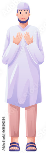 islamic man illustration