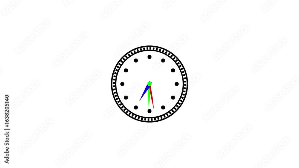 Circular Countdown Clock Motion. High-Tech Clock Down. . Stopwatch ...