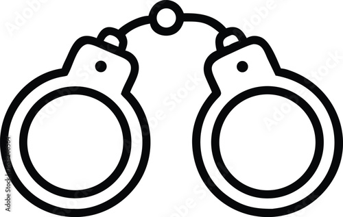 Law and Order Handcuffs Icon