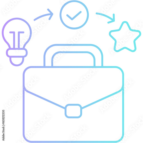 Gradient Work Experience Icon