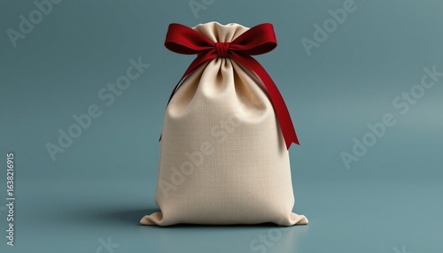 Wallpaper Mural unlabeled gift pouch mockup with velvet tie Torontodigital.ca