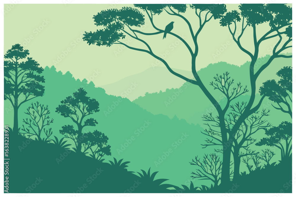 Fototapeta premium Abstract geometric design with vibrant color palette