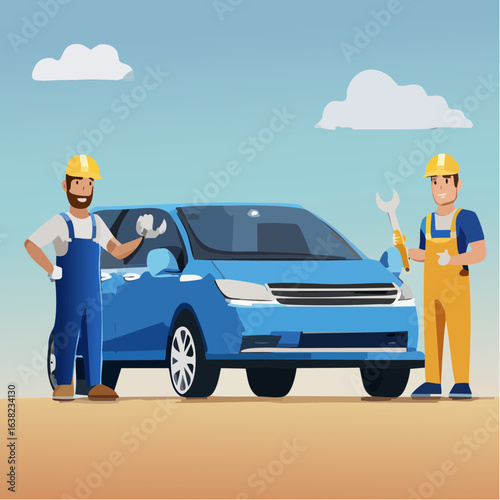 Intervention pour dépannage véhicule, automobile, mécanicien 
