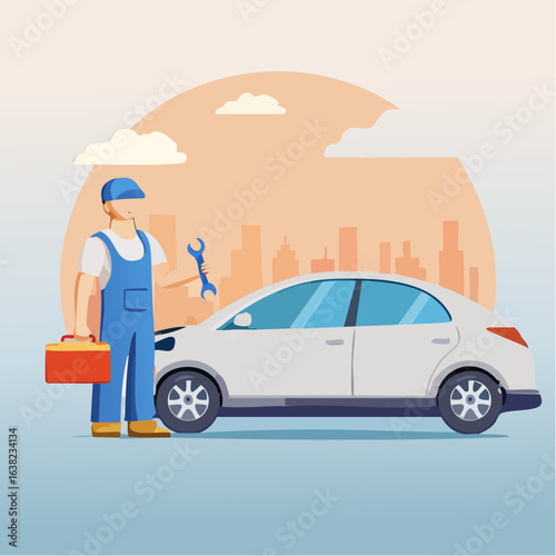 Intervention pour dépannage véhicule, automobile, mécanicien 