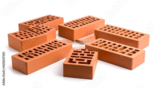 Terracotta bricks arranged in a circle