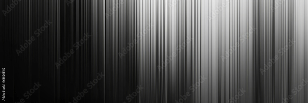 Obraz premium silver metallic gradient background, light to dark, with a soft shine that reflects the light
