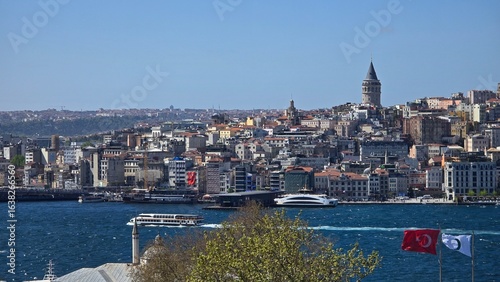 Photography Galata Tower and Istanbul Skyline with Bosphorus View