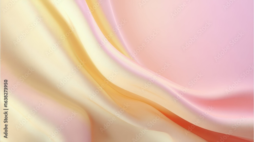 Fototapeta premium Soft Cream Gradient Minimalist Backdrop for Artistic Design Projects