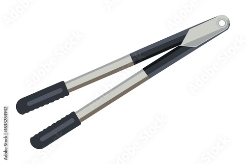 Pruning Shear's Precise Craftsmanship: A close-up view of a pair of pruning shears, showcasing their robust design, sharp blades, and ergonomic handles for precise gardening tasks.