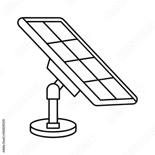 Innovative solar panel tracker design on an adjustable mount showcasing renewable energy technology for sustainable power generation and environmental solutions