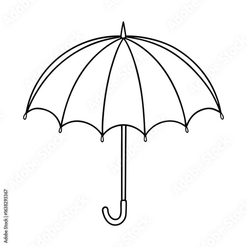 umbrella isolated on white background