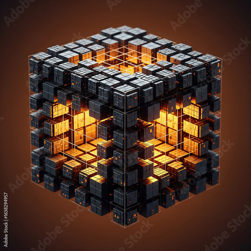 abstract cube background
