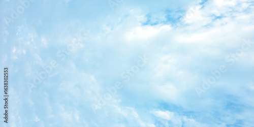 sunny sky blue light watercolor background. Aquarelle painting brush effect card paper textured canvas cloudy smoke space for text, entertaining card, template. aquamarine color graphics illustration