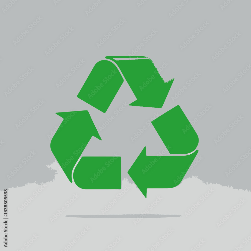 Obraz premium A stylized disposable coffee cup with a leaf logo.