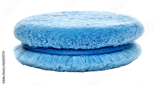 Blue Cleaning Brush Pad Double Layered Soft Bristles