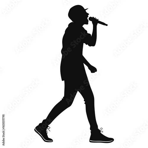 People Singing Alone