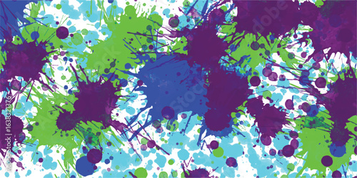 Colorful abstract paint splatter background graphic design for creative projects seamless pattern artwork