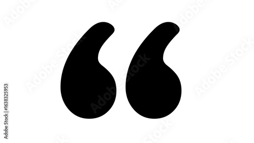 Elegant Quote Marks Design Elements, Typography, and Graphic Resources