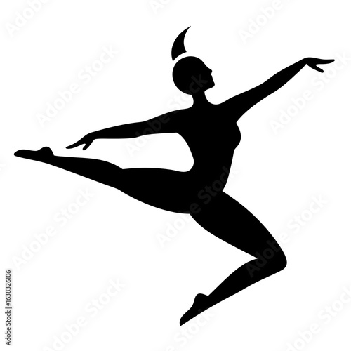 ballet dancer silhouette