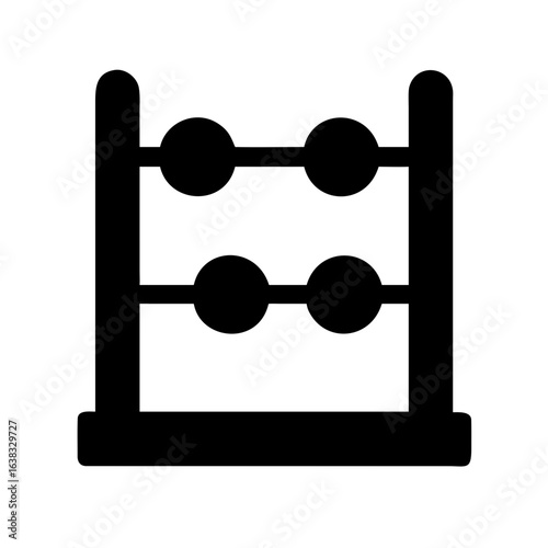 Abacus Icon Vector Illustration
