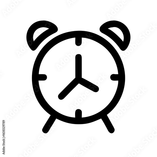 Alarm Clock Icon Vector Illustration