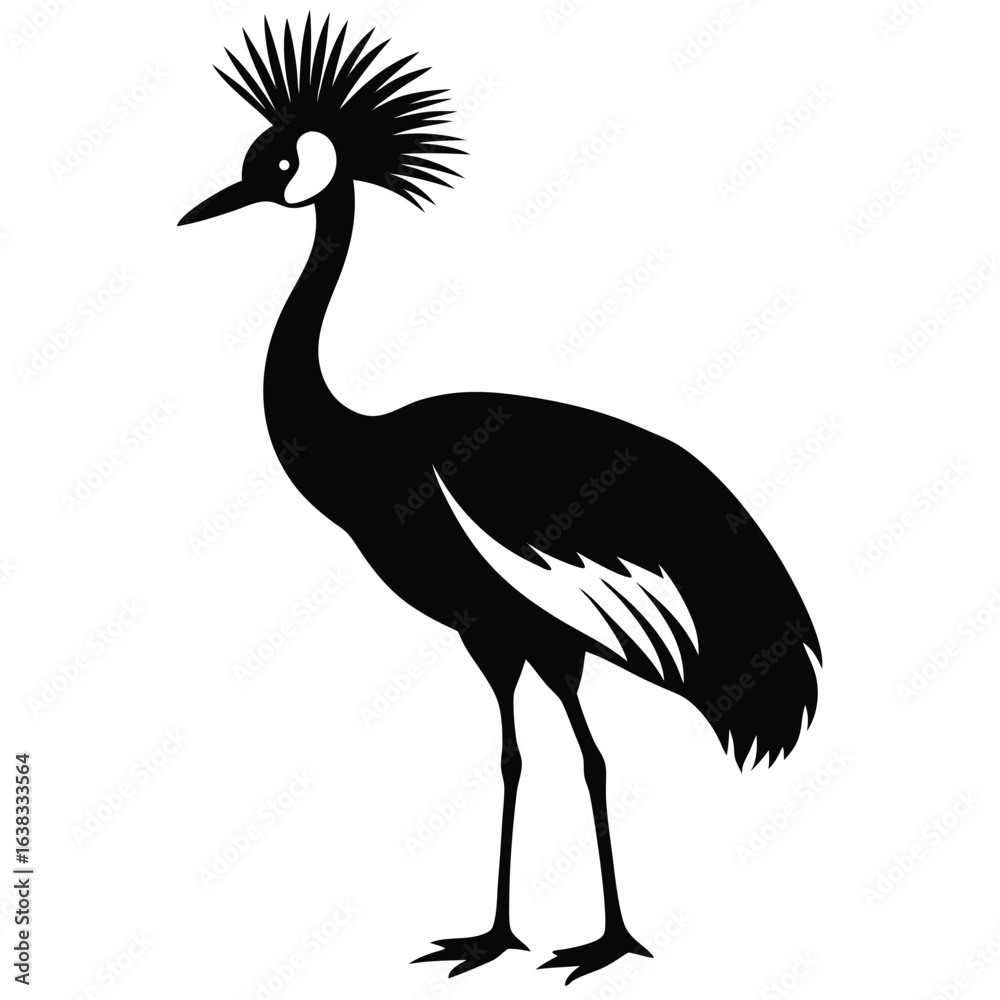 Obraz premium crowned crine vector