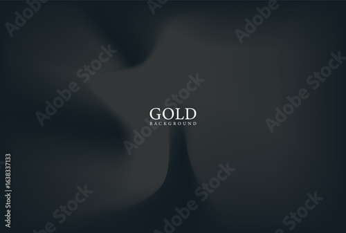  Sophisticated dark luxury gold wave background with smooth gradients, ideal for premium branding, event invitations, product packaging, and stylish modern design projects.