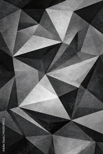 Wallpaper Mural Abstract Geometric Triangular Pattern Design Torontodigital.ca