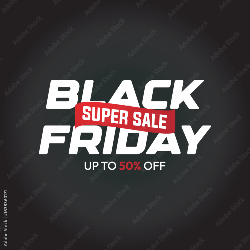 Fototapeta premium Black Friday social media banner design