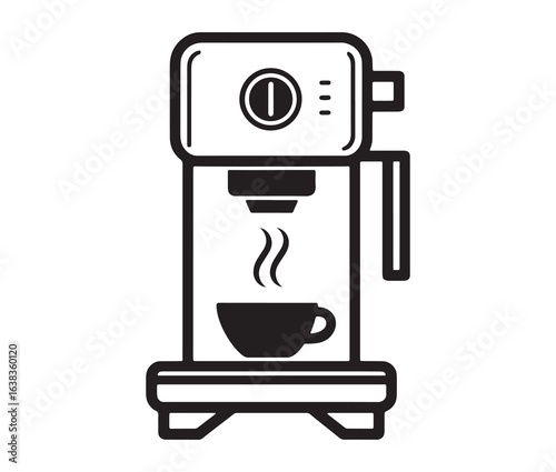 Coffee machine icon.