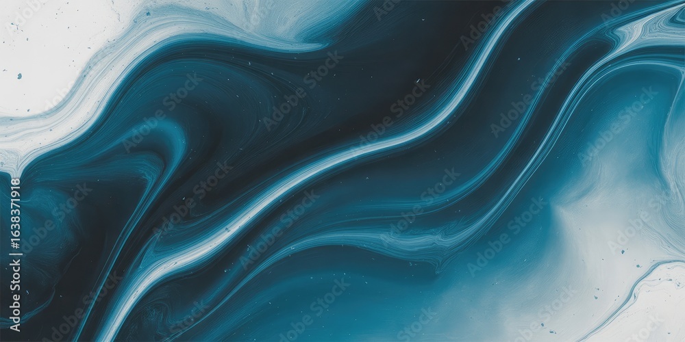 Fototapeta premium Swirling abstract pattern of deep blue and white liquid marbling marble tile taxture background polished glossy matte flooring wall slab pattern 2025 2026 new design download
