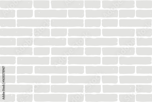 Texture of a white brick wall vector illustration	