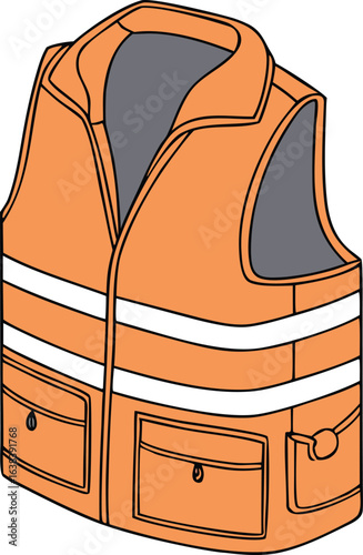 Vector fashion illustration of a white shirt, cartoon art design of wood furniture interior home dresser, brown cabinet with drawers