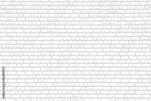 Texture of a white brick wall vector illustration	