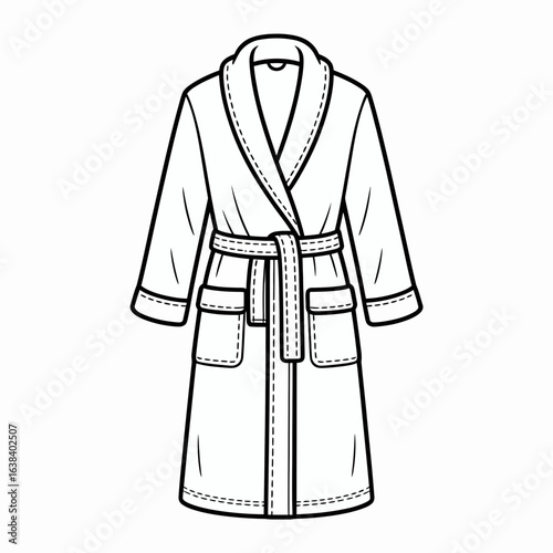 bathrobe, robe, loungewear, spa, comfort, cozy, soft, sleepwear, dressinggown, apparel, fashion, textile, cotton, fleece, belt, collar, pockets, garment, relax, luxury, warm, casual, shawl, wrap, nigh