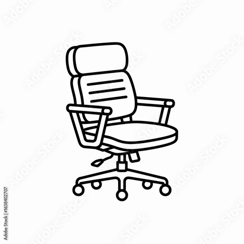 chair, office, ergonomic, seating, swivel, desk, furniture, workspace, comfort, support, backrest, cushion, mobility, productivity, wheeled, adjustable, posture, executive, design, modern, homeoffice,