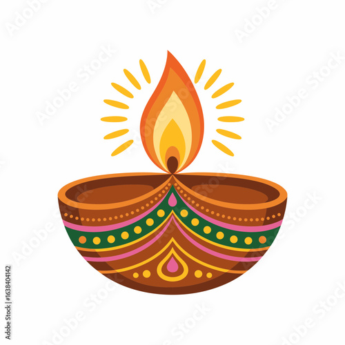 diya, lamp, icon, Diwali, festival, Hindu, light, flame, celebration, India, traditional, oil, fire, glow, spiritual, culture, ethnic, festive, decoration, religious, bright, ritual, worship, vibrant,