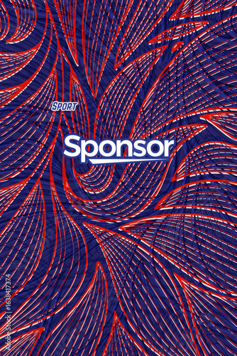 Vector Background for Sport Jersey Sublimation Pattern Texture