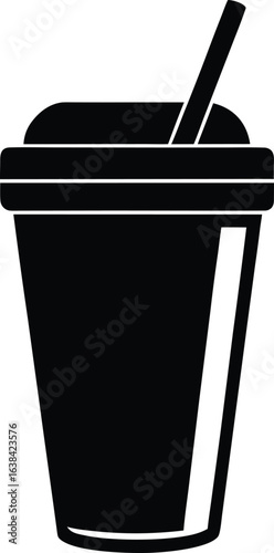 protein shake silhouette vector  no details  minim.eps