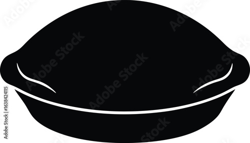 roti silhouette vector  no details  minimal clean .eps