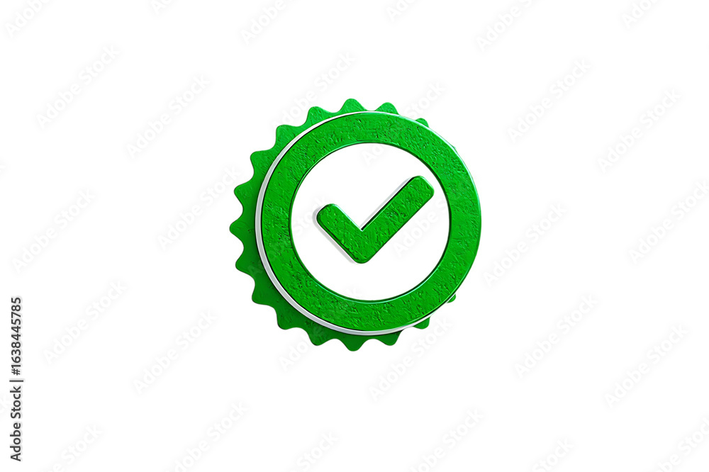 Certified rubber seal on transparent background. Certified rubber seal on transparent background.