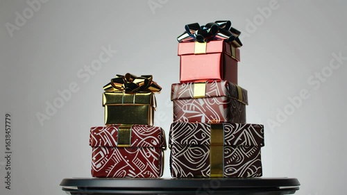 Happy Christmas Celebration Background with Sparkles, Festive Decorations, and Warm Glow