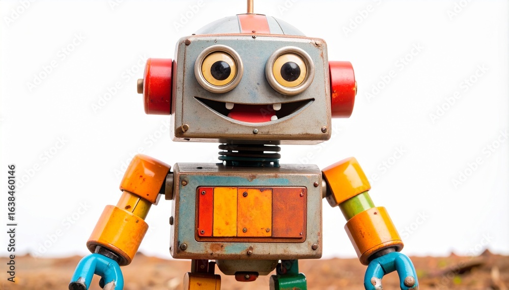 Fototapeta premium Vintage toy robot