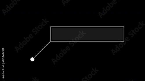 Animated callout elements and HUD graphics. Callout elements designed for text highlighting and user interface projects.
